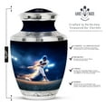 thumbnail image 2 of MUKTIVE Baseball Memorial Burial Urns for Adult Ashes Grandmother, Blue Cremation Funeral Urns for Adult Male & Female, Large Decorative Urn for Ashes for Loved ones, 10 Inch, 2 of 7