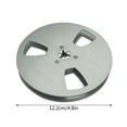 thumbnail image 3 of 1/4 5-Inch Empty Tape Reel Nab Hub Reel to Reel Tape Recorder Repair Accessory Empty Aluminum Disc Opening Machine Part, 3 of 8