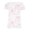 thumbnail image 1 of Playera Care Bears para Niña, con Estampados de los Ositos Cariñositos y Corazones Blanco Talla 10, 1 of 4