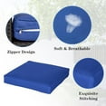 thumbnail image 4 of Kinbor 14 Piece Patio Cushion Covers Replacement, Outdoor Patio Wicker Sofa Washable Cushion Slipcovers with Zipper, Dark Blue, 4 of 8