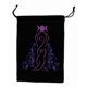 thumbnail image 1 of Bolsa de Tarot KHEOPS Diosa Bordada en Terciopelo Negro 13x18 cm, 1 of 1