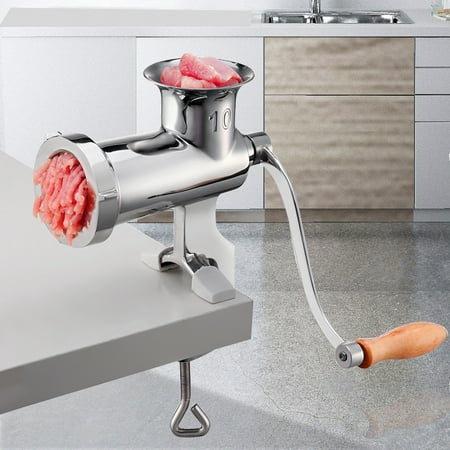 

BENTISM Heavy Duty Meat Grinder Manual Sausage Filler Stainless Steel with Clamp