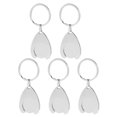 thumbnail image 1 of unbranded 5Ud Llaveros Para De Compra En Aleación De Zinc Con Portátil Plateada Para Uso Diario, 1 of 8