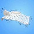 thumbnail image 4 of Thinsony Plastique Facile Installation Reptile Plate-Forme Faite avec Acrylique Robuste et Durable Large Application Blanc Petit, 4 of 6