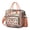 Rose-gold-8, variant on Retro Tribal Rustic Style Cooler Tote - Large Insulated Picnic Bag for Gym