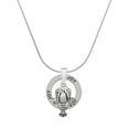 thumbnail image 1 of Delight Jewelry Silvertone Antiqued Lobster Joy Ring Charm Necklace, 18", 1 of 4