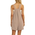 thumbnail image 6 of Cueply Rompers for Women Short Overalls Casual Summer Adjustable Strap Shorts Jumpsuit with Pockets, 6 of 7