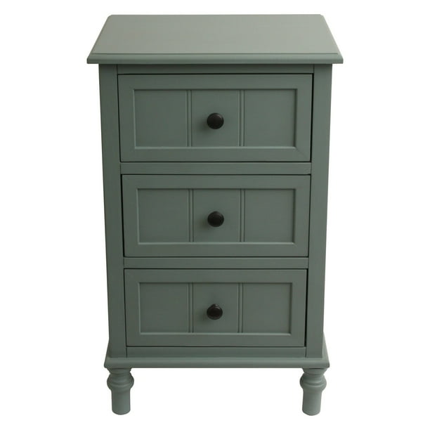 Three Drawer End Table