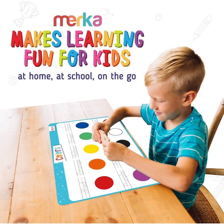 merka Placemats voor kinderen, educatieve placemat, antislip, herbruikbaar, siliconen, plastic, peuters, set letters, kleuren, vormen, cijfers, leren placemat voor de eettafel en keukentafel merka Placemats voor kinderen, educatieve placemat, antislip, herbruikbaar, siliconen, plastic, peuters, set letters, kleuren, vormen, cijfers, leren placemat voor de eettafel en keukentafel