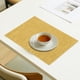 thumbnail image 4 of CaiYueKe Double Sided Heat Insulating Placemat Non Slip Washable Kitchen Dining Table Protector Mat for Home Decor Western Style Wipeable Faux Leather Decorative, 4 of 7