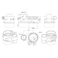 thumbnail image 4 of CNC Spindle Brush VacuumCleaner EngravingMachine Dust Collector Cover 52/65/80mm 65mm, 4 of 10