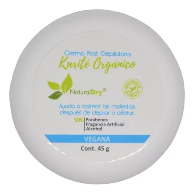 Crema Post-depilación Aftershave 45g Naturaldry Vegana
