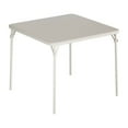thumbnail image 2 of 34-Inch Folding Table,Portable Square Folding Table,Black Metal Folding Table with PU Soft Cushion,Suitable for Living Room,Office, Camping,Indoor and Outdoor Use, 2 of 10