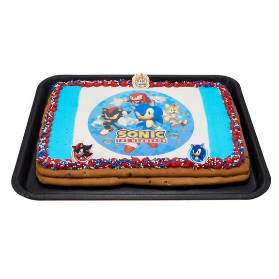 Sonic Half Sheet Cookie Cake