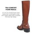 thumbnail image 6 of Journee Collection Womens Morgaan Tru Comfort Foam Stacked Heel Knee High Boots, 6 of 7