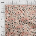 thumbnail image 2 of oneOone Cotton Jersey Peach Fabric Florals Fabric For Sewing Printed Craft Fabric By The Yard 58 Inch Wide, 2 of 5