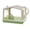 Green, variant on Portable Outdoor Birdcage Adjustable Shoulder Strap Opposite Direction Horizontal Wire Mesh Parrots