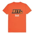 thumbnail image 1 of W Republic 548-370-ORN-04 Rochester Institute of Technology Mens College Dad T-Shirt, Orange - Extra Large, 1 of 1