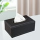 thumbnail image 5 of Funda para caja de pañuelos de piel sintética | Porta pañuelos de piel sintética estilo restaurante de hotel | Cajón decorativo con base estable y opciones de varios tamaños, 5 of 5