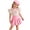 .Pink, variant on Agkizg Toddler Girls Clothing Set 3 Piece Set Sleeveless Floral Top Skirt Hat Set