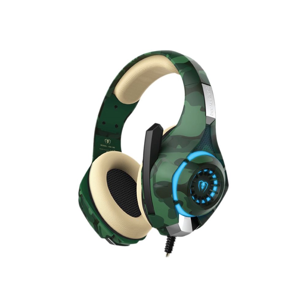 Beexcellent GM100 Gaming headset full size wired 3.5 mm jack