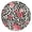 Pioneer Flower Floral-1, variant on Pioneer Flower Floral Print Pattern Round Fitted Tablecloth with Elastic Edge,Dining Table Cover Waterproof,Outdoor Round Tablecloth for Camping,Dining,Indoor and Outdoor