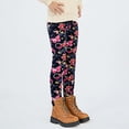 thumbnail image 6 of Girls Thermal Leggings for Cold Weather with Cute Heart Leopard Print Designs Soft Lined Base Layer Tights for Girls Winter Outdoor Activities and Everyday Wear, 6 of 8
