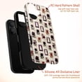 thumbnail image 4 of Vintage Ghost and Floral Stamp Phone Case, Spooky Cottagecore Aesthetic iPhone Cover, Artistic Protective Case for iPhone 16 15 14 13 12 11 Plus Pro Max Mini, 4 of 6
