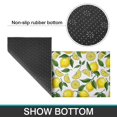 thumbnail image 6 of Lemon and Slice White Pattern Anti Fatigue Kitchen Rugs Set Of 2, Non Slip Washable Decorative Floor Mats for Kitchen Sink Laundry, 17"x30" and 17"x47", 6 of 6