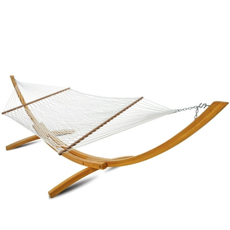 UPC 096355100090 product image for Hatteras Hammocks Small Polyester Rope Hammock | upcitemdb.com