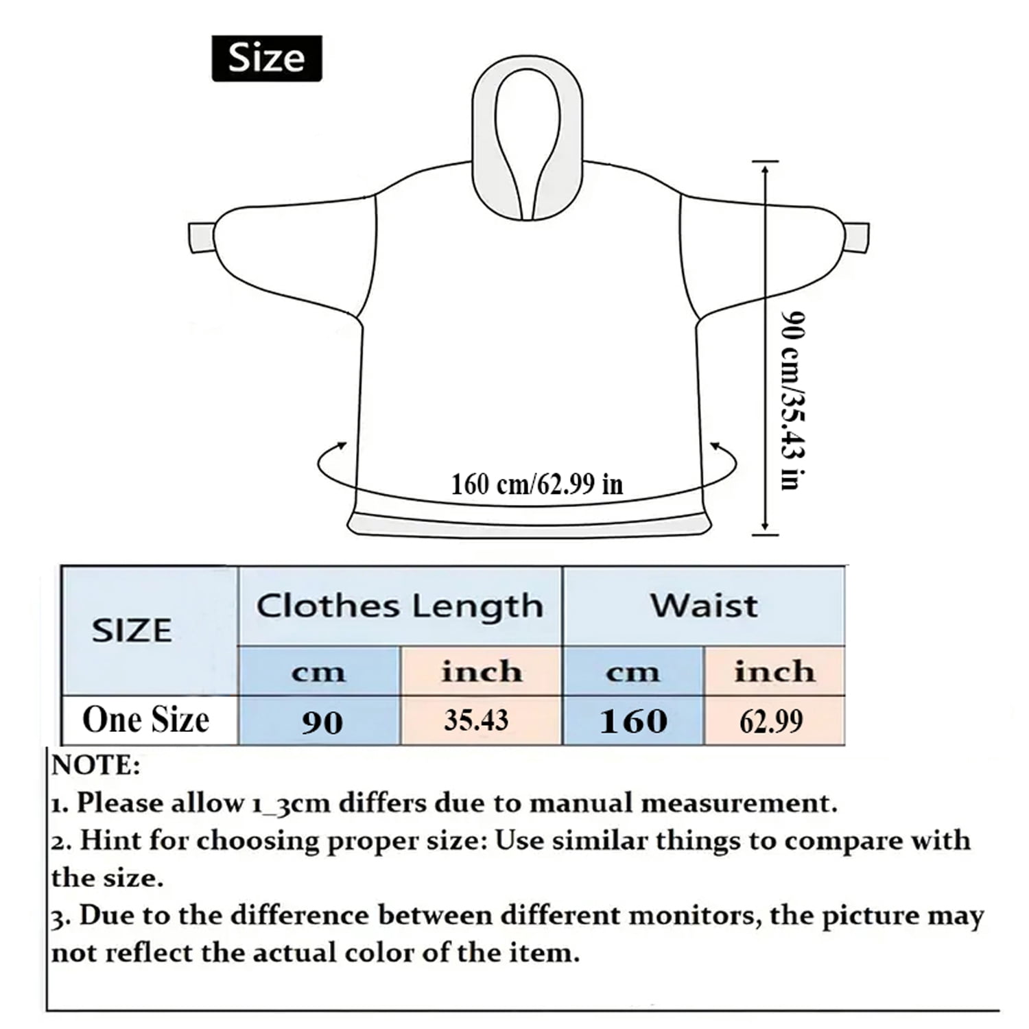 Msrlassn Hoodie Blanket for Women Adults Wearable Hooded Sweatshirt Pullover, Wearable Blanket Hoodie Super Soft Warm Cosy Sweatshirt with Big Pocket