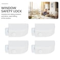 thumbnail image 2 of 12 Pcs Window Stopper Snap Tool Sliding Security Bar Safety Latch Locks Guards for Children Doors Anti-theft, 2 of 6