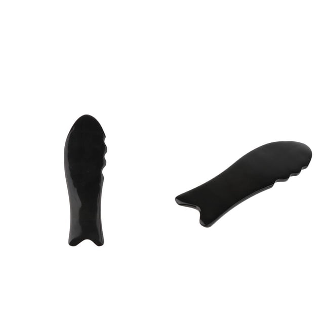Milaget 2 Pack Planche de Gua Sha en Forme Manuelle Outil de Raclage pour SPA Corps Entier
