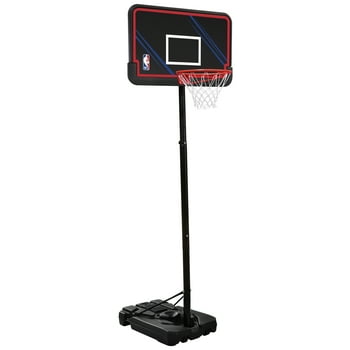 NBA Official 44 in. Portable Basketball System Hoop with Polyethylene Backboard