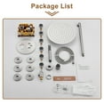 thumbnail image 6 of CASAINC Wall Mounted Stainless Steel Shower Head Thermostatic Dual Shower Faucet in Brushed Nickel, 6 of 11