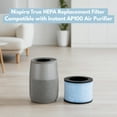 thumbnail image 3 of 3-in-1 F100 True HEPA Activated Carbon Filter Replacement Compatible with Instant AP100 Air Purifier, 2 Packs, 3 of 7