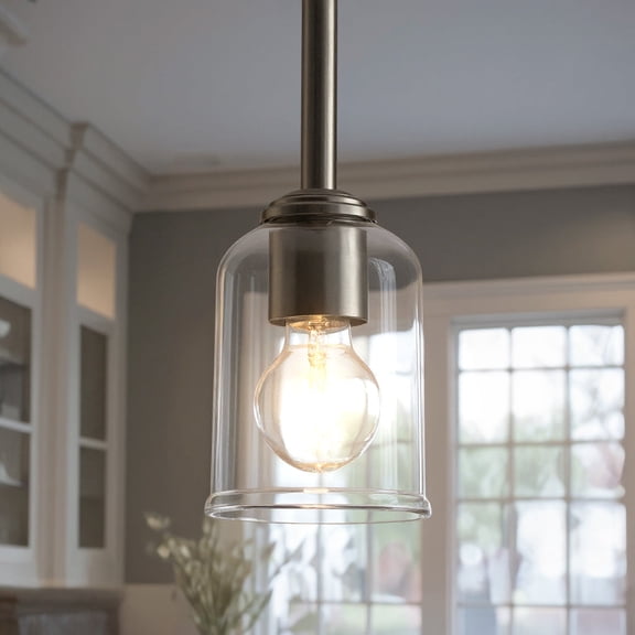 Luxury New Traditional Pendant, Brushed Nickel, UKC20193