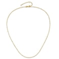 thumbnail image 4 of 14k 1.2mm Flat Cable 1in+1in Adjustable Chain, 4 of 6