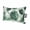 White, Emerald, Green, variant on Tropical Plants Outdoor Pillows for Chaise Lounge Chair Waterproof Lumbar Pillows with Insert&Adjustable Strap Beach Headrest Pillow Vintage Brown Botanical Leaves Branches Pool Pillow 11"x16"
