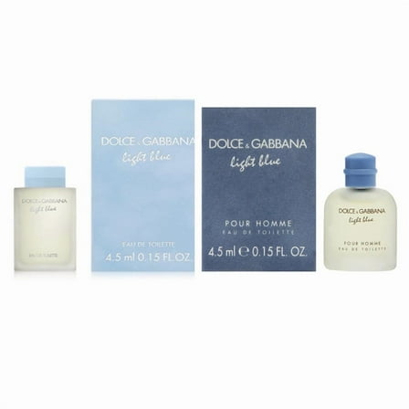 Dolce & Gabbana Light Blue Mini Splash 0.15 oz / 4.5 ml Combo For Men and Women