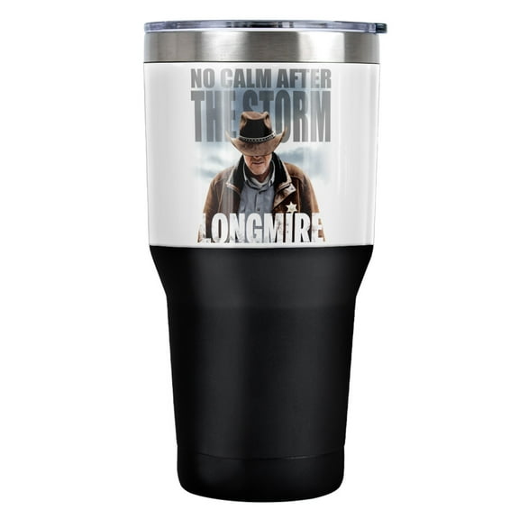 Longmire After The Storm Stainless Steel Tumbler 30 oz Coffee Travel Cup, Vacuum Insulated & Double Wall with Leakproof Sliding Lid