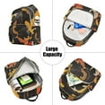 thumbnail image 5 of FORMRS Mini Backpack Purse for Women Travel Daypack Casual Shoulder Bag, Black Fish Pattern, 5 of 7