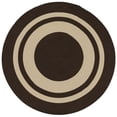 thumbnail image 1 of Colonial Mills Rug CN50R096X096 Coronado Round Braided Rug  Earth Brown - 8 ft., 1 of 1