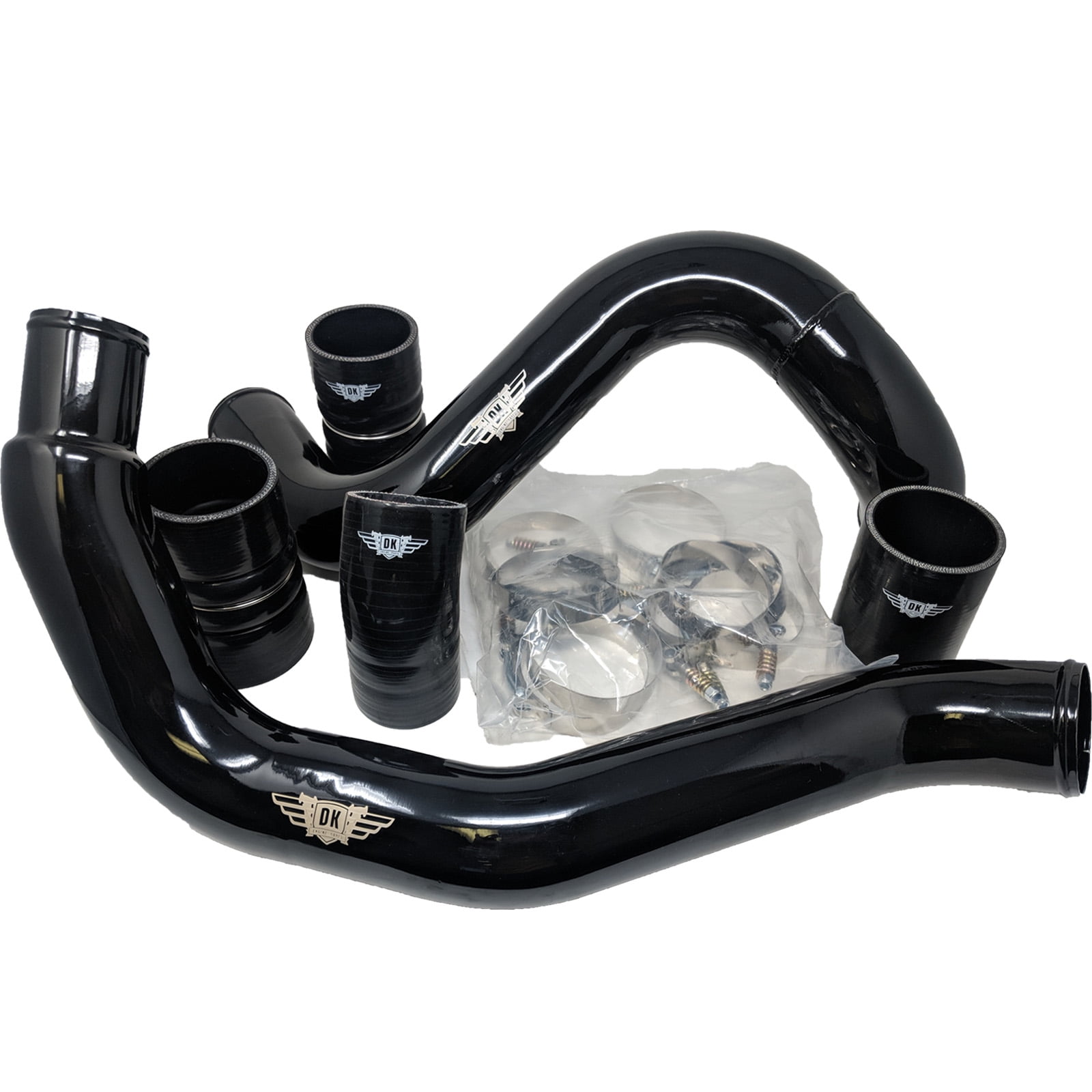Black Intercooler Pipe Kit 20032007 Ford 6.0L Powerstroke Diesel 6.0