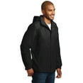 thumbnail image 4 of Port Authority J304 Mens Port Authority All-Season II Jacket, Black & Black - Small, 4 of 6