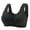 Black, variant on Seamless Bras for Women Plus Size Lace Front Button Shaping Adjustable Strap Bra Womens Seamless Jelly Bras
