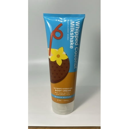 Bath & Body Works WHIPPED COCONUT MILKSHAKE Ultimate Hydration Body Cream 8oz.
