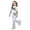 A-Light Gray334, variant on XUELUO Big Girls Outfit Sets 2-Piece Short Sleeve Leopard Bow Pattern Tops Flared Pants Summer Spring Fashion Cute Clothes
