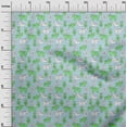 thumbnail image 3 of oneOone Cotton Cambric Light Blue Fabric Animal Diy Clothing Quilting Fabric Print Fabric By Yard 42 Inch Wide, 3 of 5
