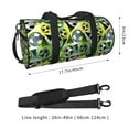 thumbnail image 4 of KLL Football Doodle Duffle Bag For Men Women Sport Gym Fitness Tote Travel Training Workout Basketball Football Weekender, 4 of 8